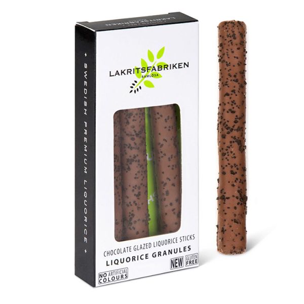 Lakritsfabriken Lakritz Sticks Lakritz Granulat 45g
